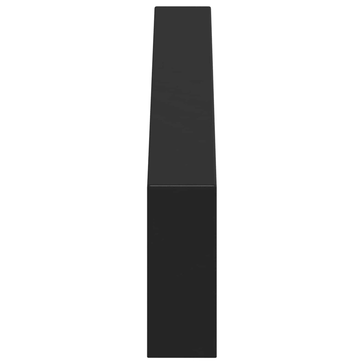 Piedini per mobili 12 pcs Nero 436 x 40,5 x 100 mm Ferro