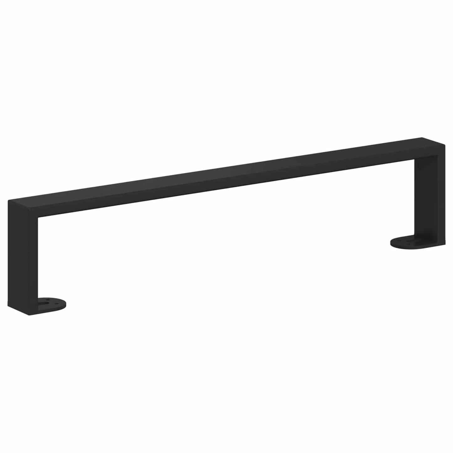 Piedini per mobili 12 pcs Nero 481 x 40,5 x 100 mm Ferro | homemem39