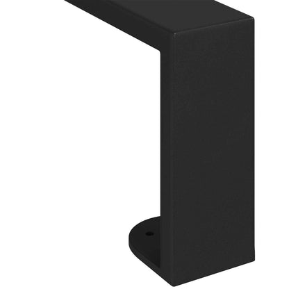 Piedini per mobili 2 pcs Nero 546 x 40,5 x 100 mm Ferro