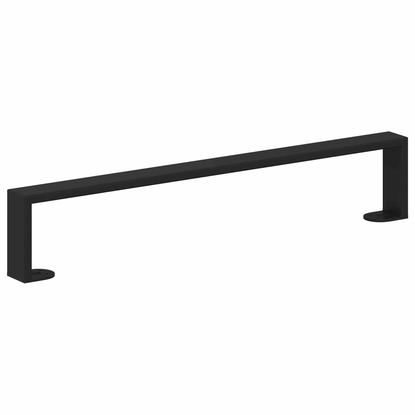 Piedini per mobili 2 pcs Nero 546 x 40,5 x 100 mm Ferro
