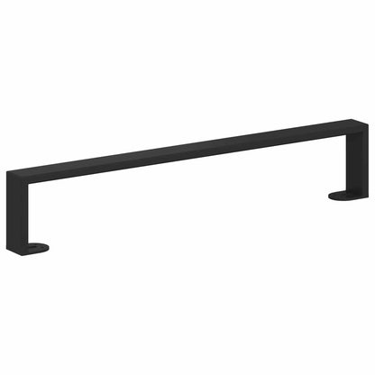 Piedini per mobili 2 pcs Nero 546 x 40,5 x 100 mm Ferro