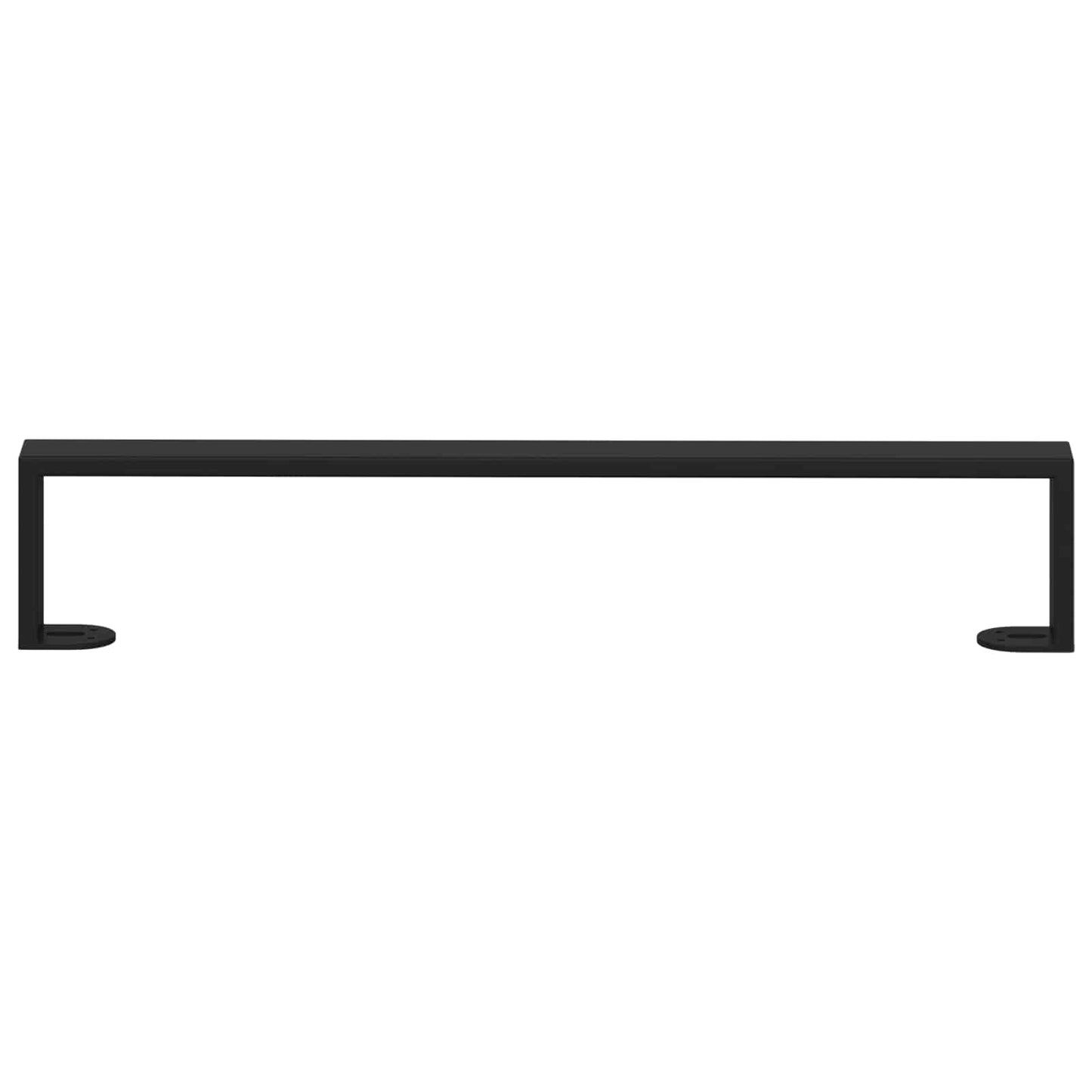 Piedini per mobili 2 pcs Nero 546 x 40,5 x 100 mm Ferro