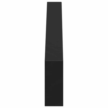 Piedini per mobili 2 pcs Nero 546 x 40,5 x 100 mm Ferro