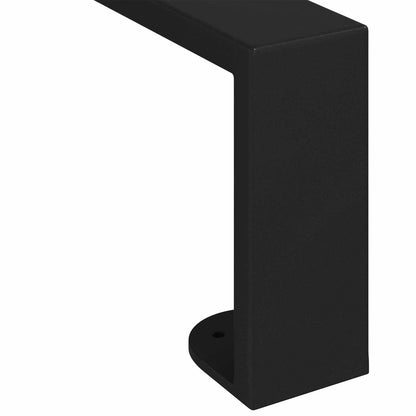 Piedini per mobili 12 pcs Nero 596 x 40,5 x 100 mm Ferro | homemem39