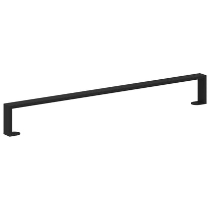Piedini per mobili 2 pcs Nero 796 x 40,5 x 100 mm Ferro
