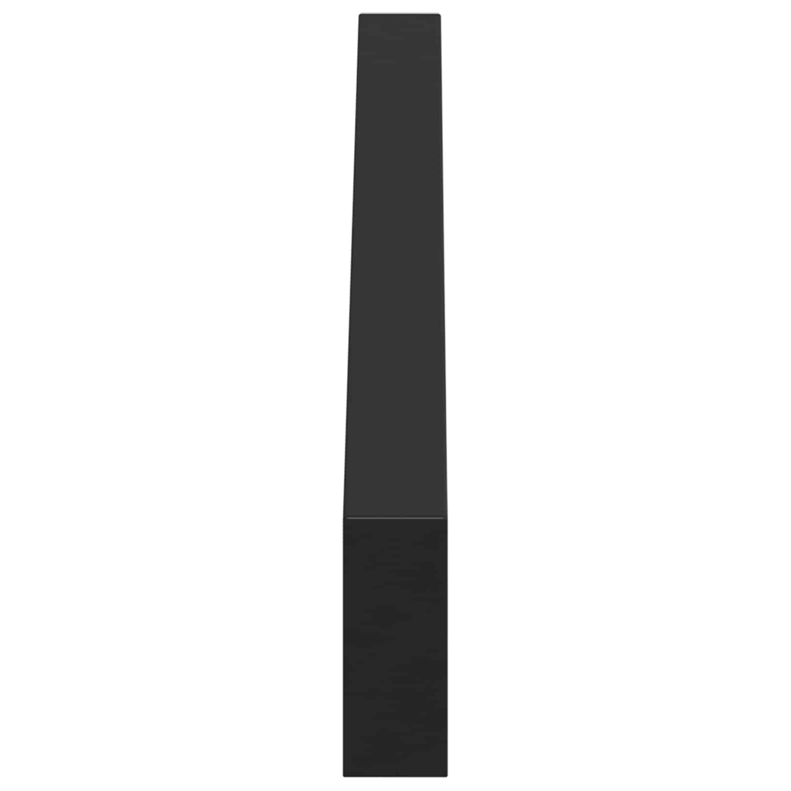 Piedini per mobili 2 pcs Nero 796 x 40,5 x 100 mm Ferro | homemem39