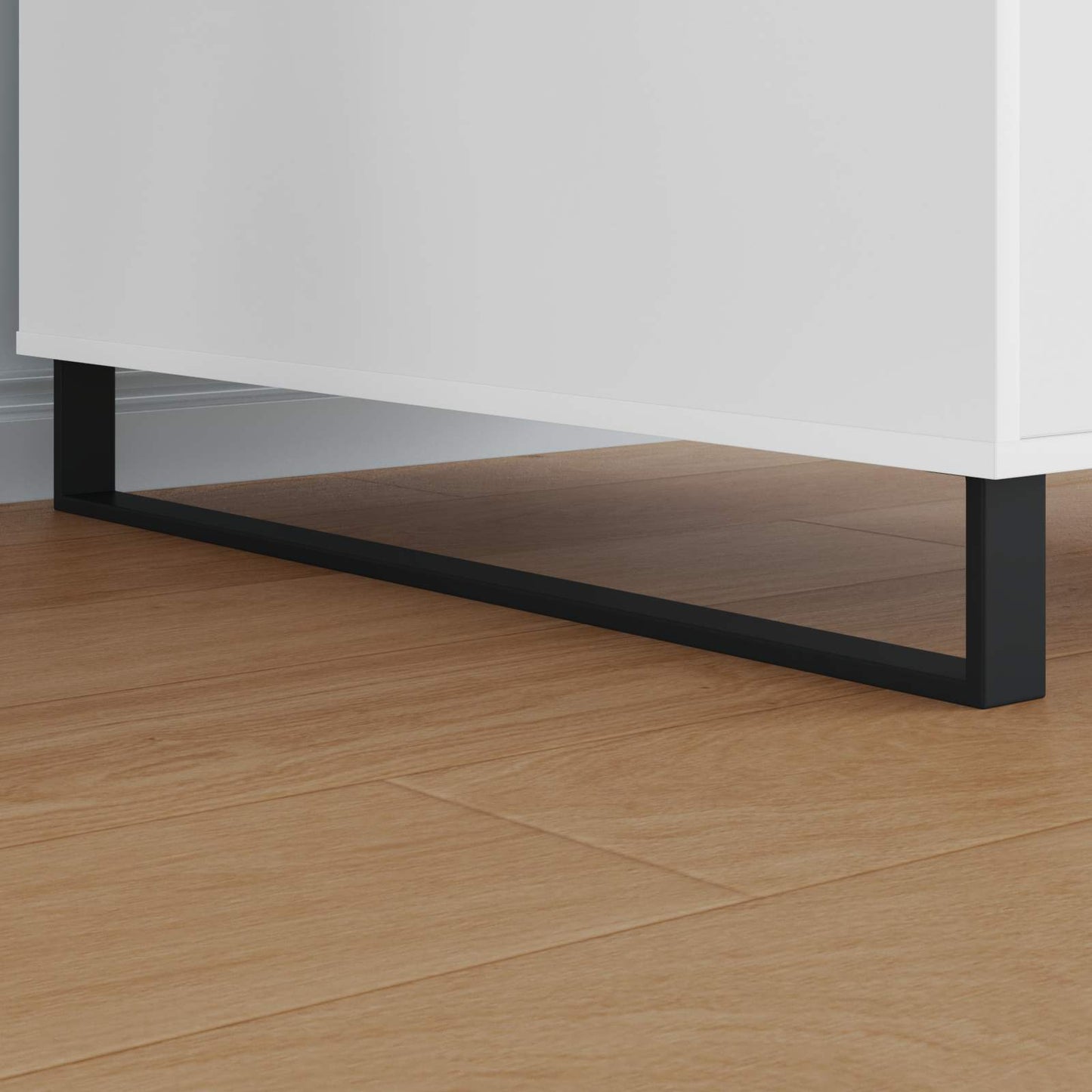 Piedini per mobili 12 pcs Nero 796 x 40,5 x 100 mm Ferro