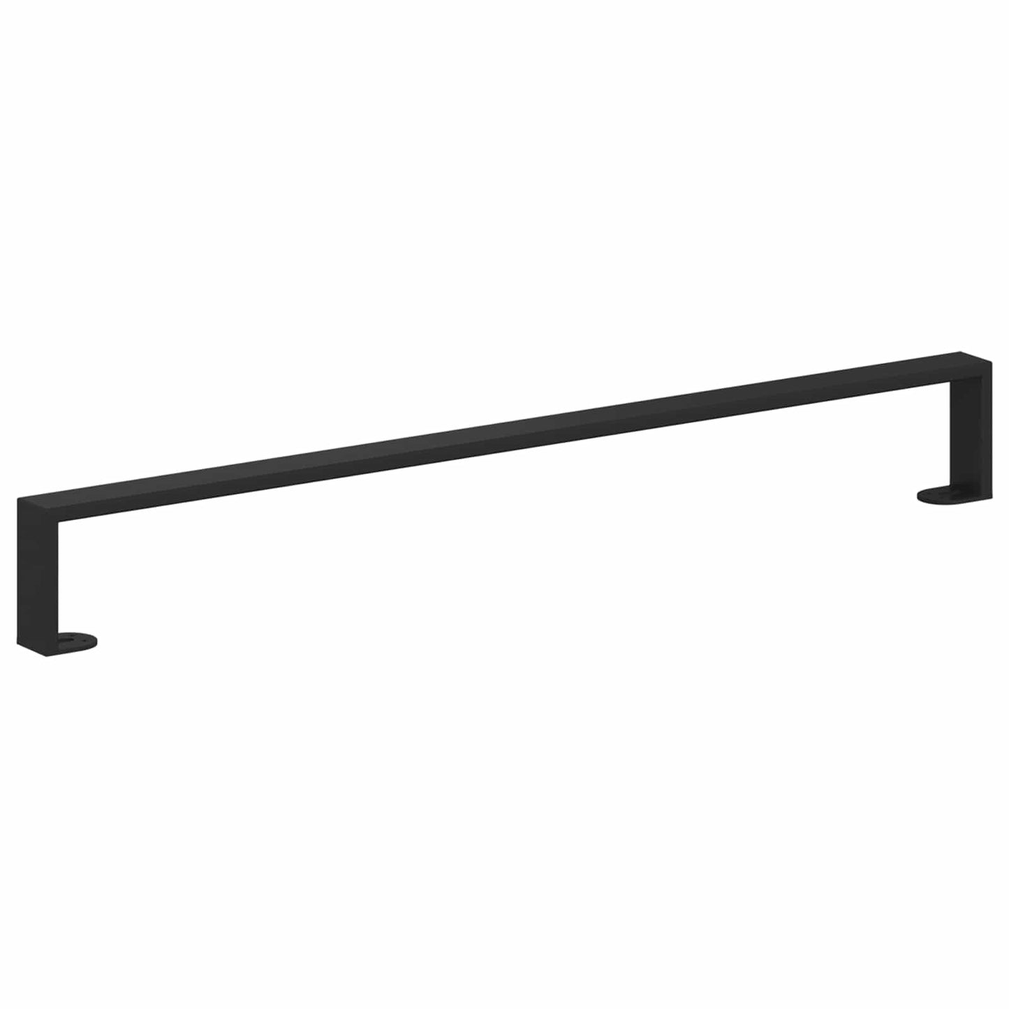 Piedini per mobili 12 pcs Nero 796 x 40,5 x 100 mm Ferro | homemem39