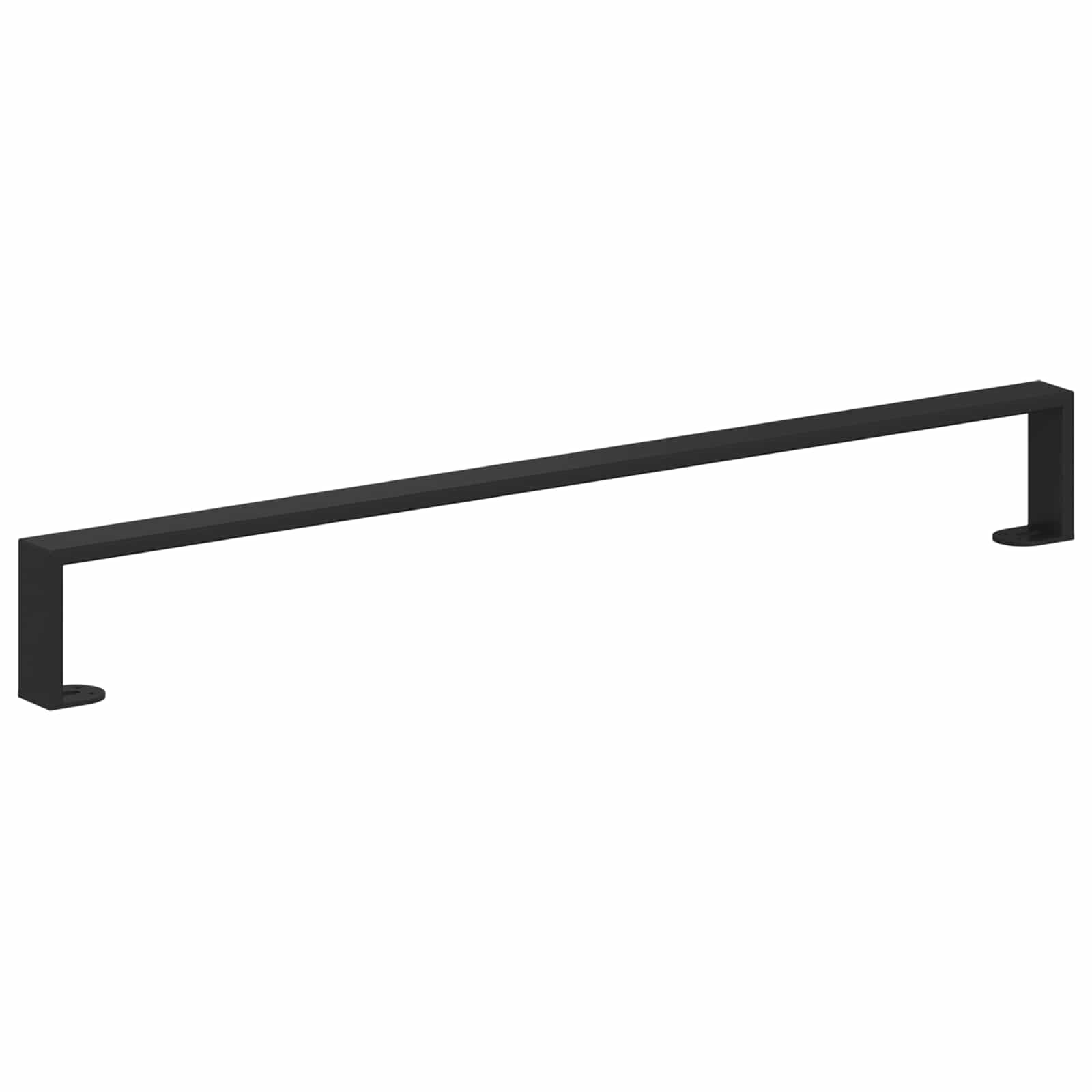 Piedini per mobili 12 pcs Nero 796 x 40,5 x 100 mm Ferro | homemem39