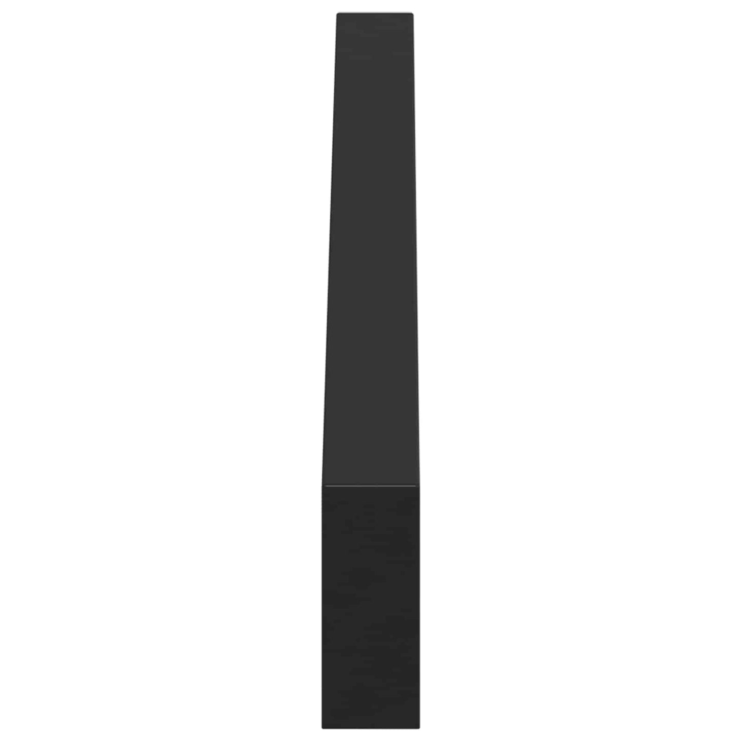 Piedini per mobili 12 pcs Nero 796 x 40,5 x 100 mm Ferro