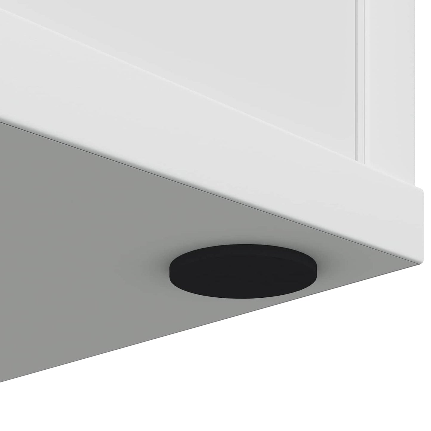 Pannelli per Piedi di Mobili 2 pcs Nero Ø 30 x 2 mm EVA