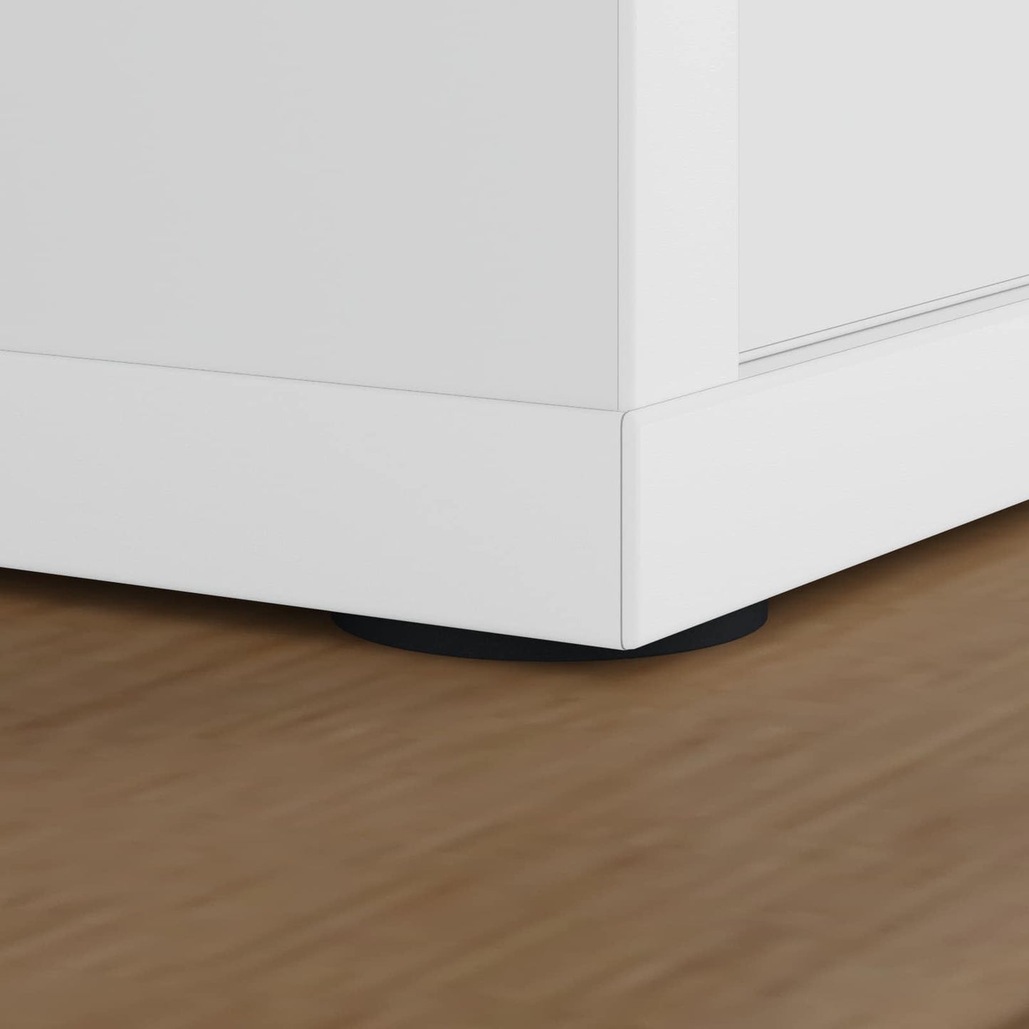 Pannelli per Piedi di Mobili 2 pcs Nero Ø 30 x 2 mm EVA