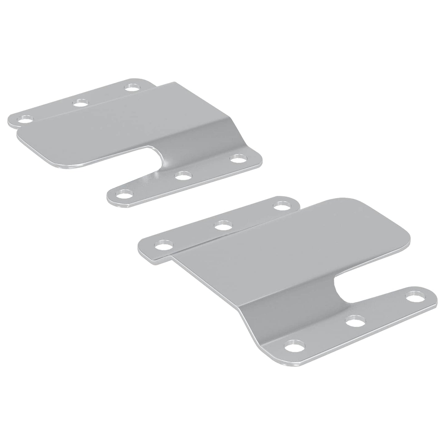 Staffa di Montaggio Flush 2 pcs Argento 75 x 66 x 1,4 mm