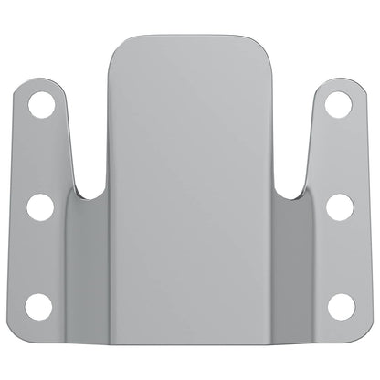 Staffa di Montaggio Flush 2 pcs Argento 75 x 66 x 1,4 mm | homemem39