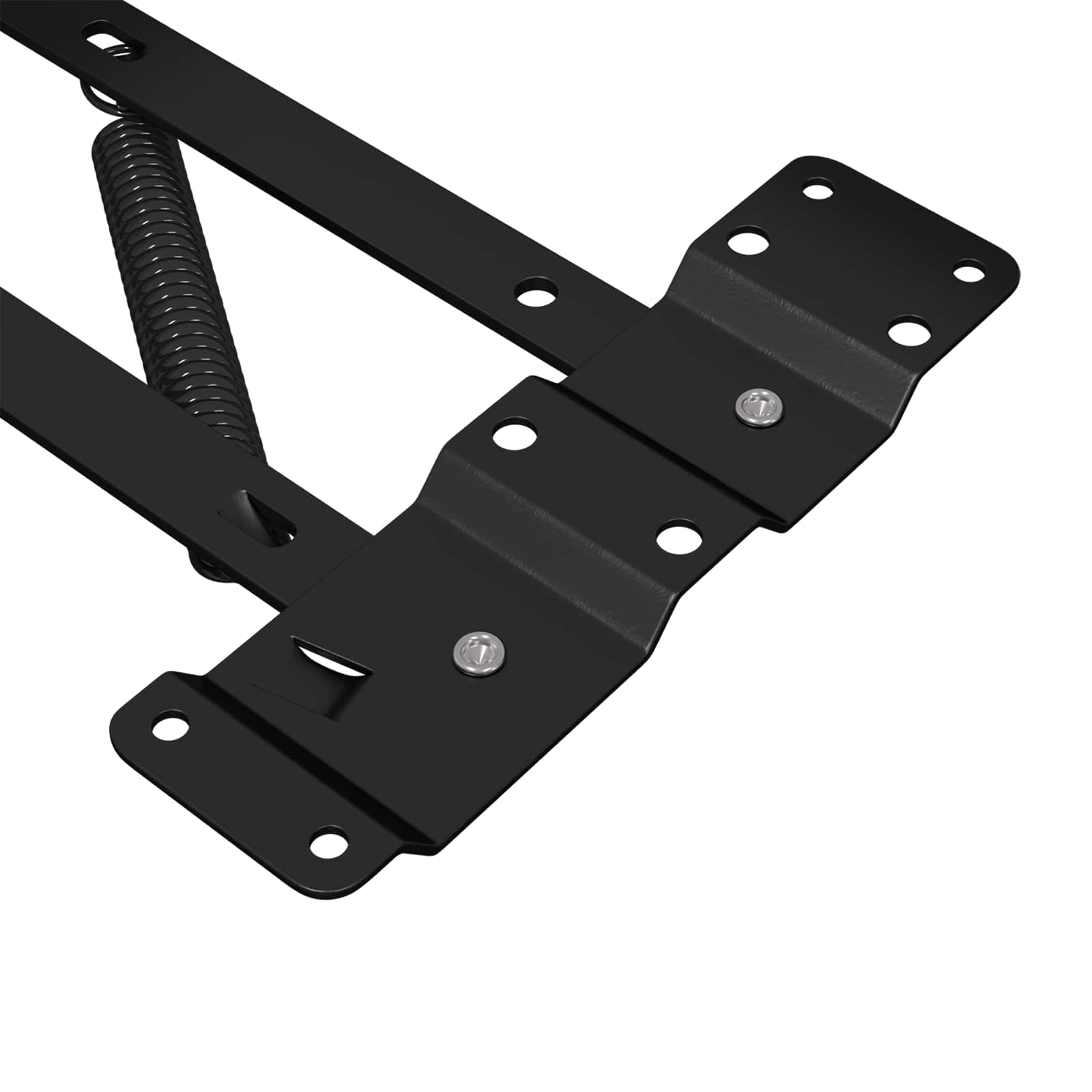 Meccanismo di Sollevamento per Letto 2 pcs Nero Ferro | homemem39