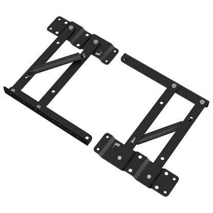 Meccanismo di Sollevamento per Letto 2 pcs Nero Ferro | homemem39