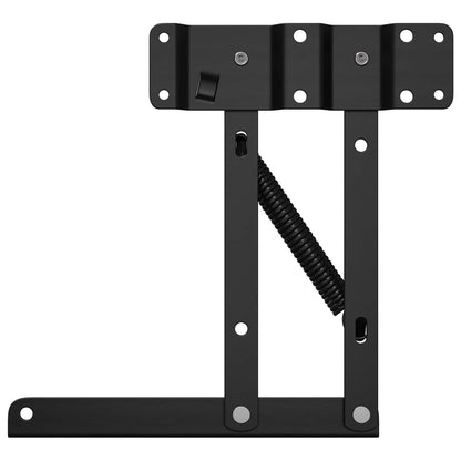 Meccanismo di Sollevamento per Letto 12 pcs Nero Ferro | homemem39