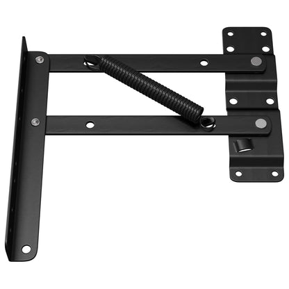 Meccanismo di Sollevamento per Letto 12 pcs Nero Ferro | homemem39