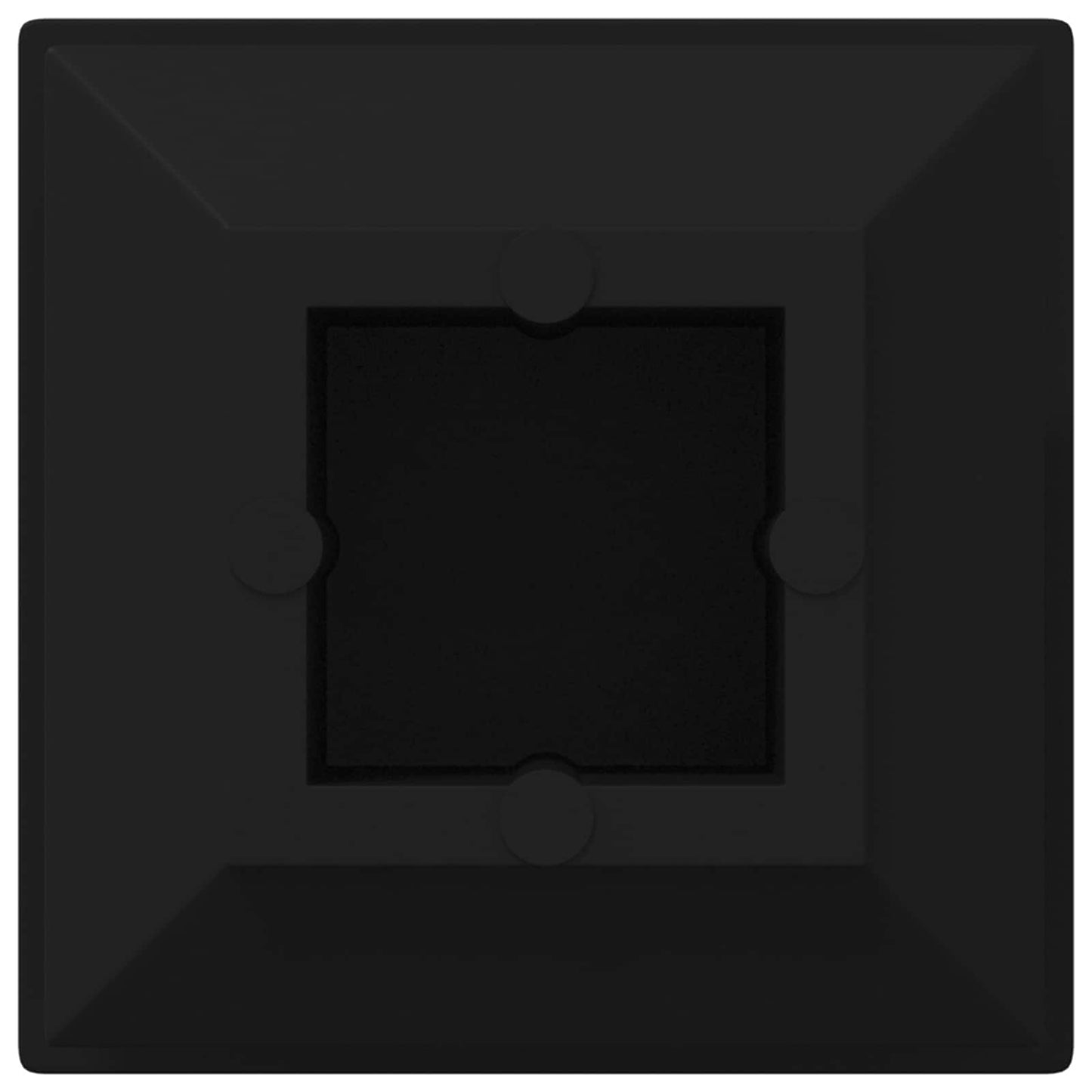 Tappi terminali 2 pcs Nero 15 x 15 x 15 mm PP