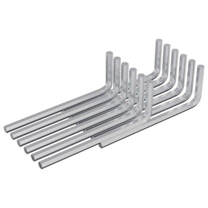 Chiave Esagonale 12 pcs Argento 20 x 52 mm Acciaio | homemem39