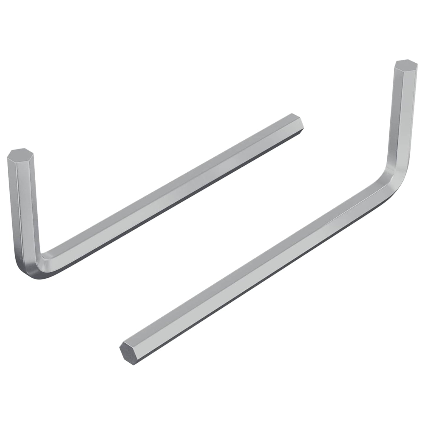 Chiave Esagonale 2 pcs Argento 22 x 66 mm Acciaio