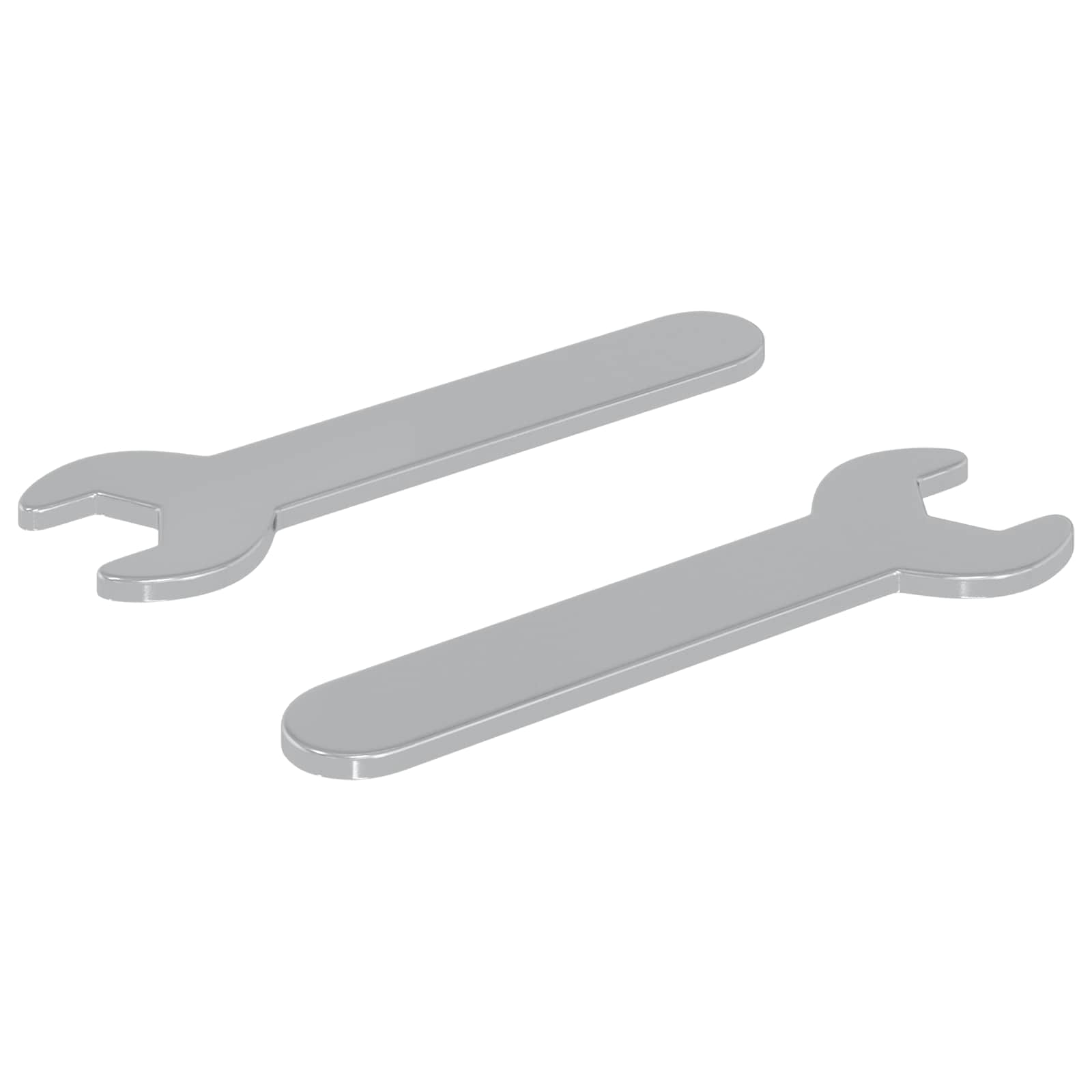 Chiave inglese 2 pcs Argento 10 mm Ferro | homemem39