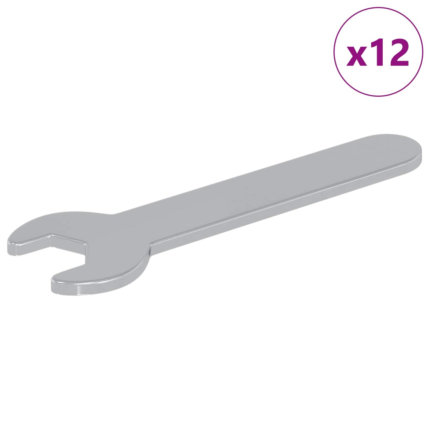 Chiave inglese 12 pcs Argento 10 mm Ferro