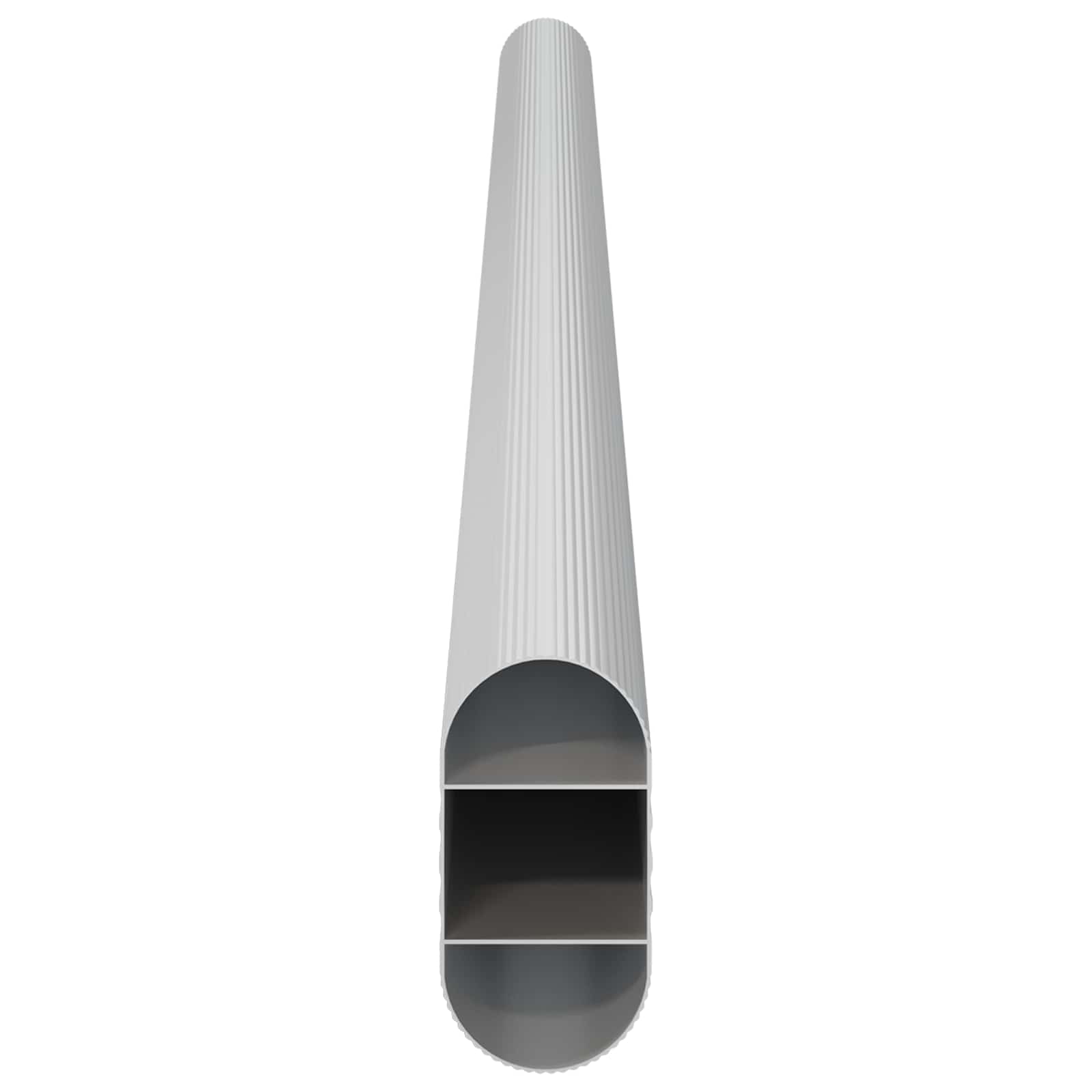 Asta per armadio 12 pcs Argento 371,5 x 15 x 29 mm | homemem39