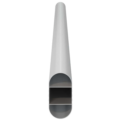 Asta per armadio 12 pcs Argento 372 x 15 x 29 mm | homemem39