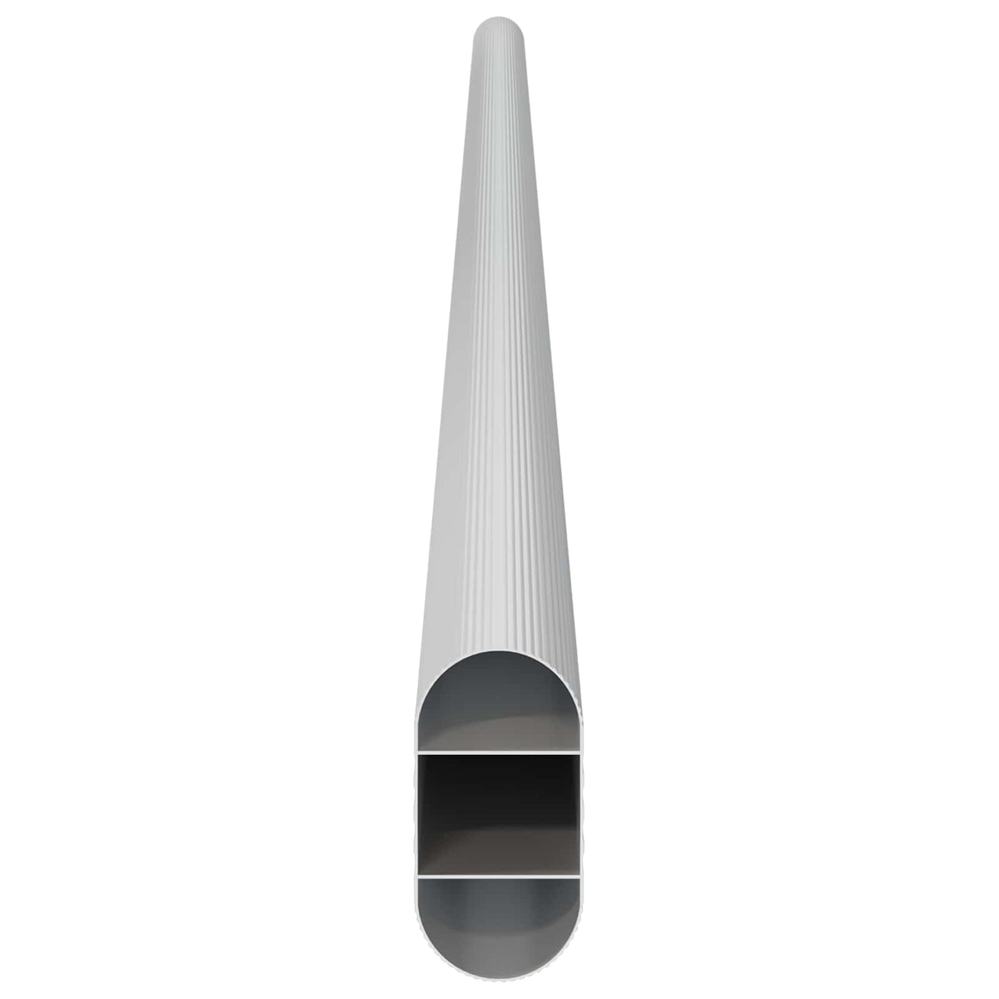 Asta per armadio 12 pcs Argento 664 x 15 x 29 mm | homemem39