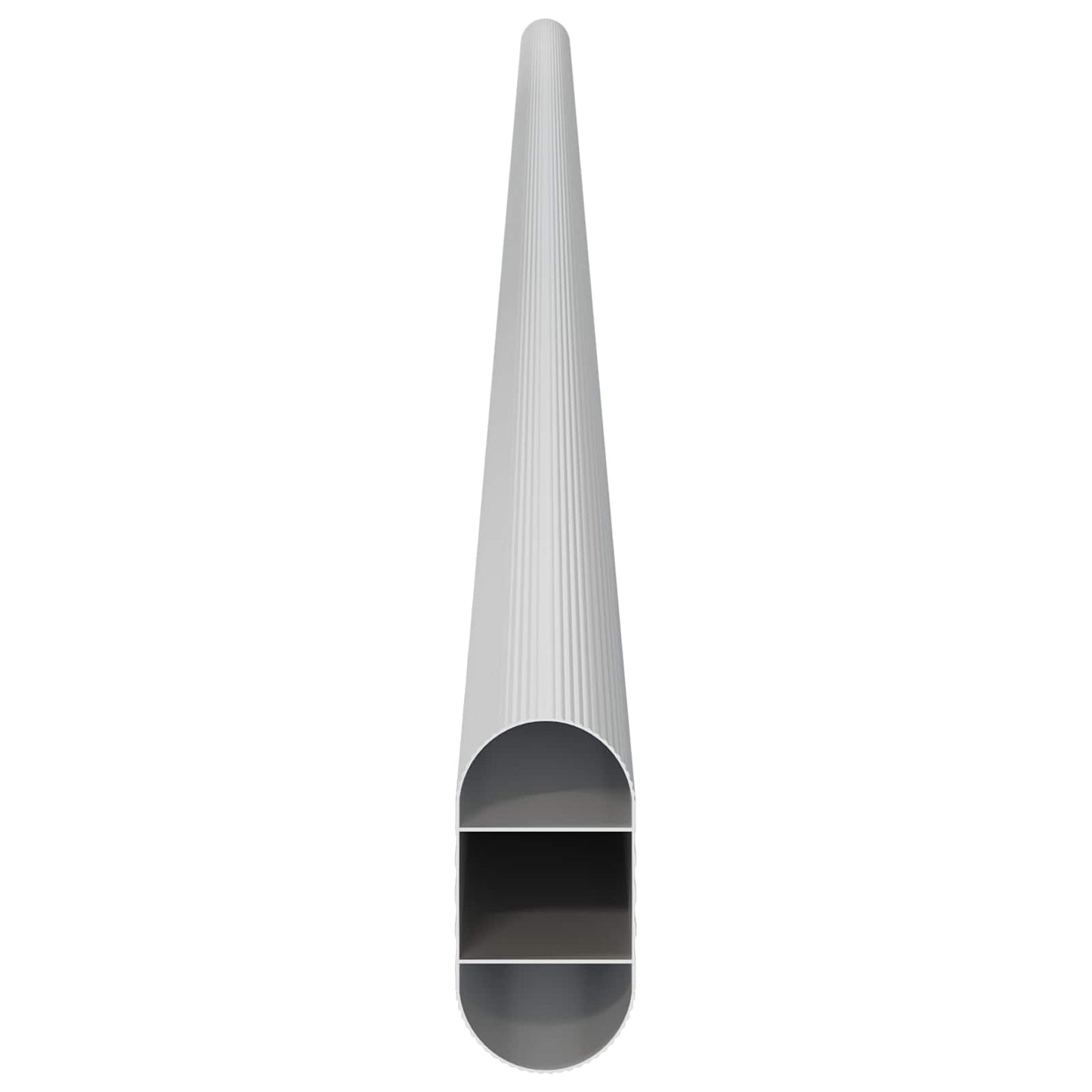 Asta per armadio 2 pcs Argento 764 x 15 x 29 mm | homemem39