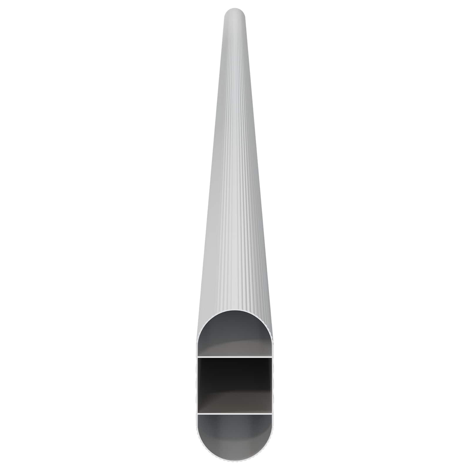 Asta per armadio 2 pcs Argento 764 x 15 x 29 mm | homemem39