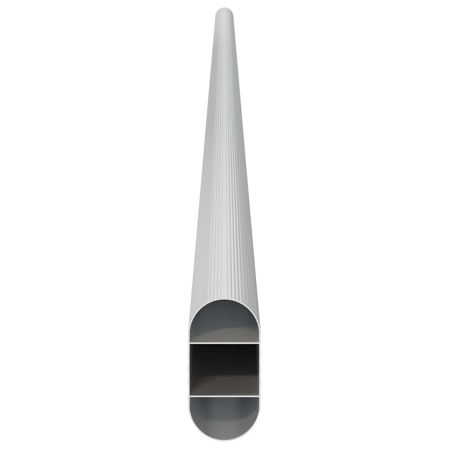 Asta per armadio 12 pcs Argento 864 x 15 x 29 mm
