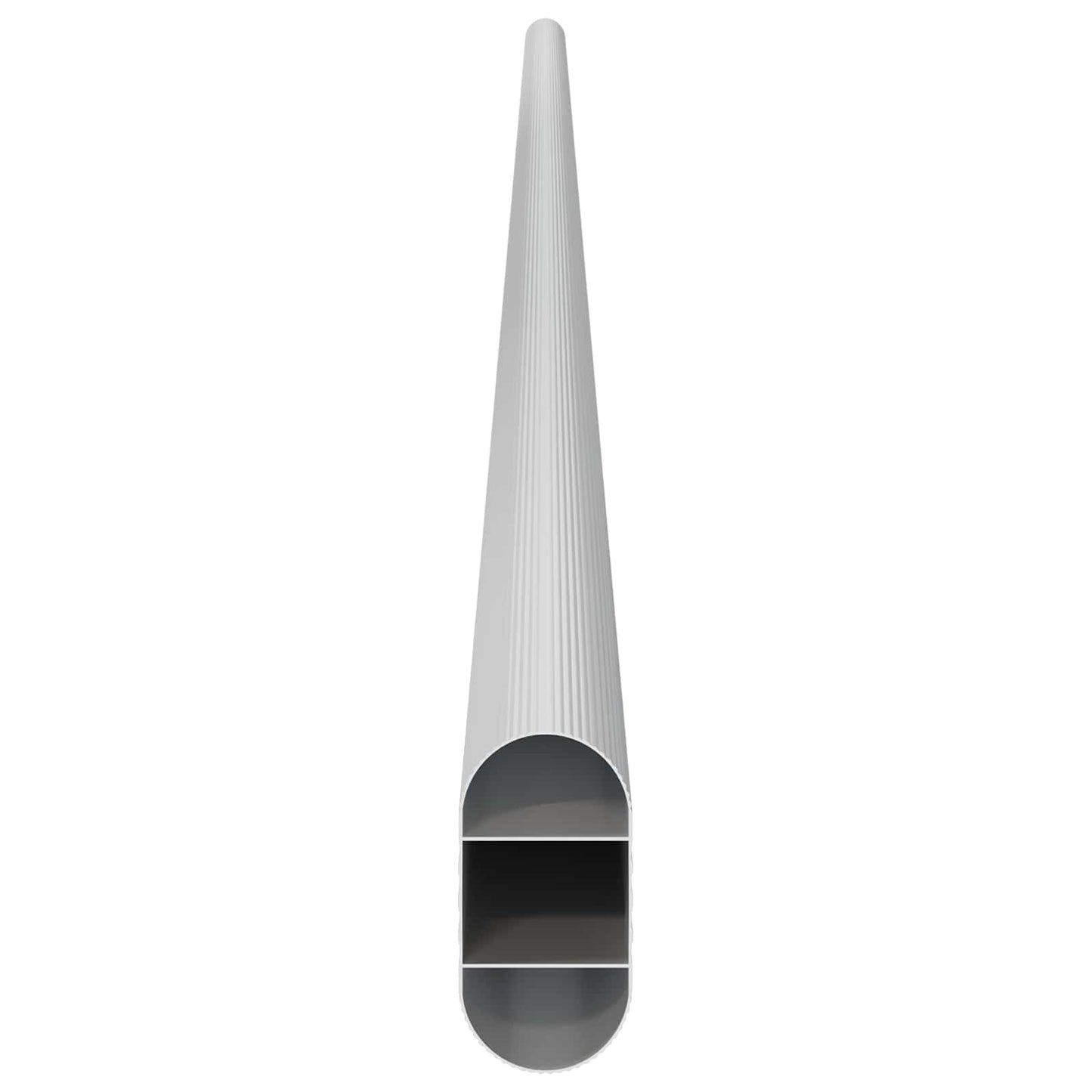Asta per armadio 2 pcs Argento 964 x 15 x 29 mm