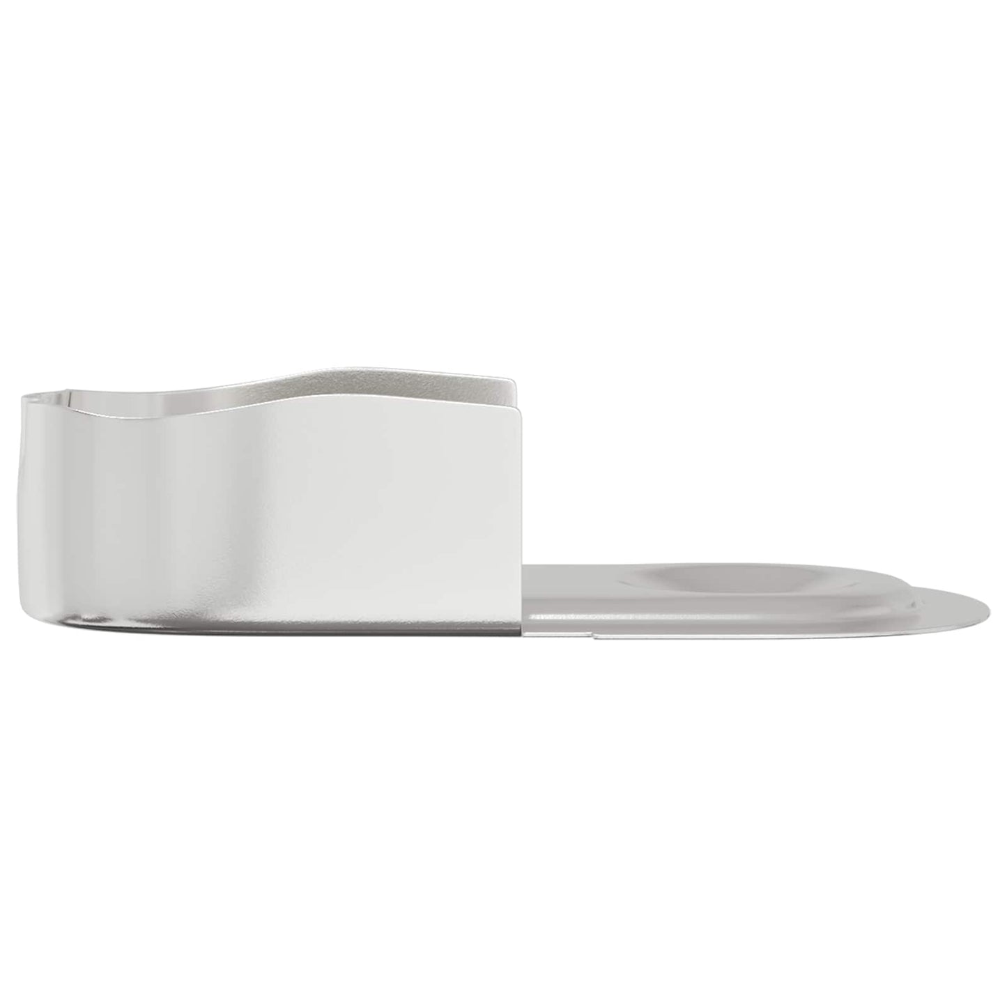 Braccio per asta dell'armadio 2 pcs Zinco Bianco Ferro