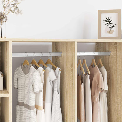 Braccio per asta dell'armadio 12 pcs Zinco Bianco Ferro