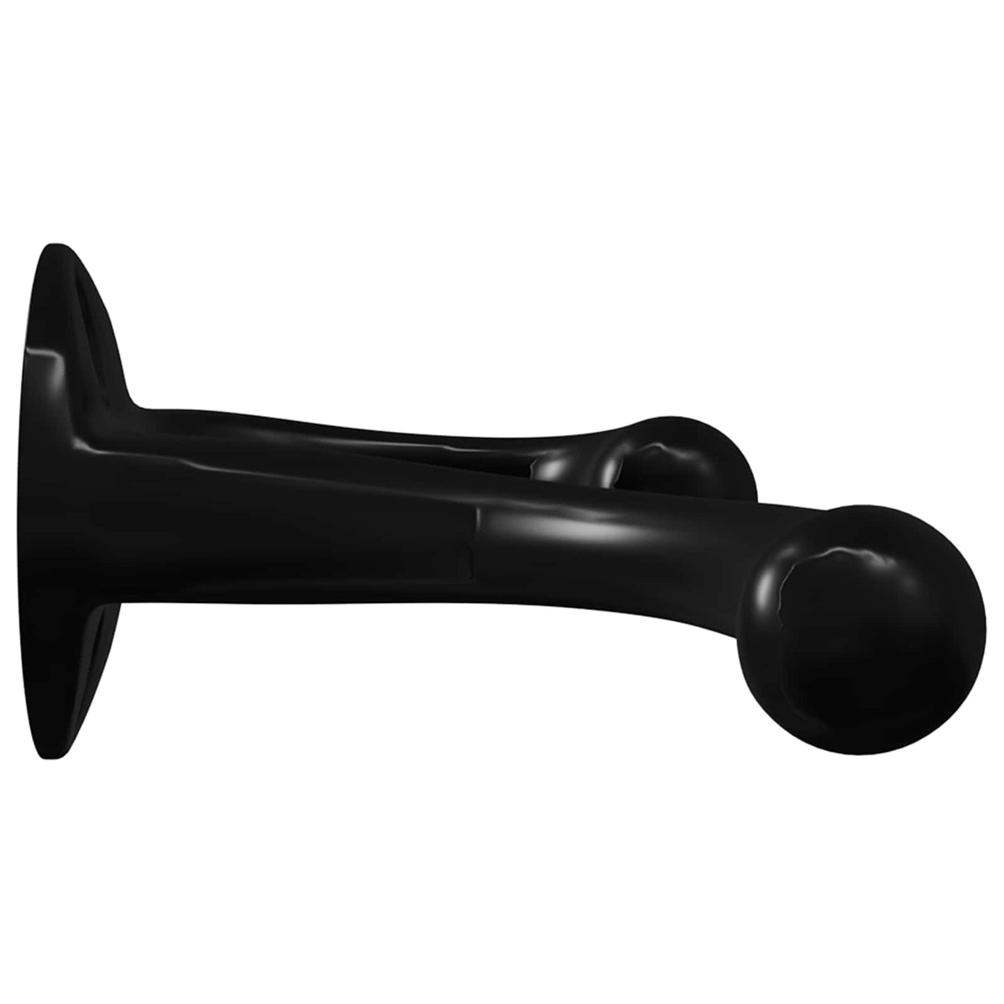 Gancio per vestiti 2 pcs Nero 102 x 29 x 47mm Lega di Zinco