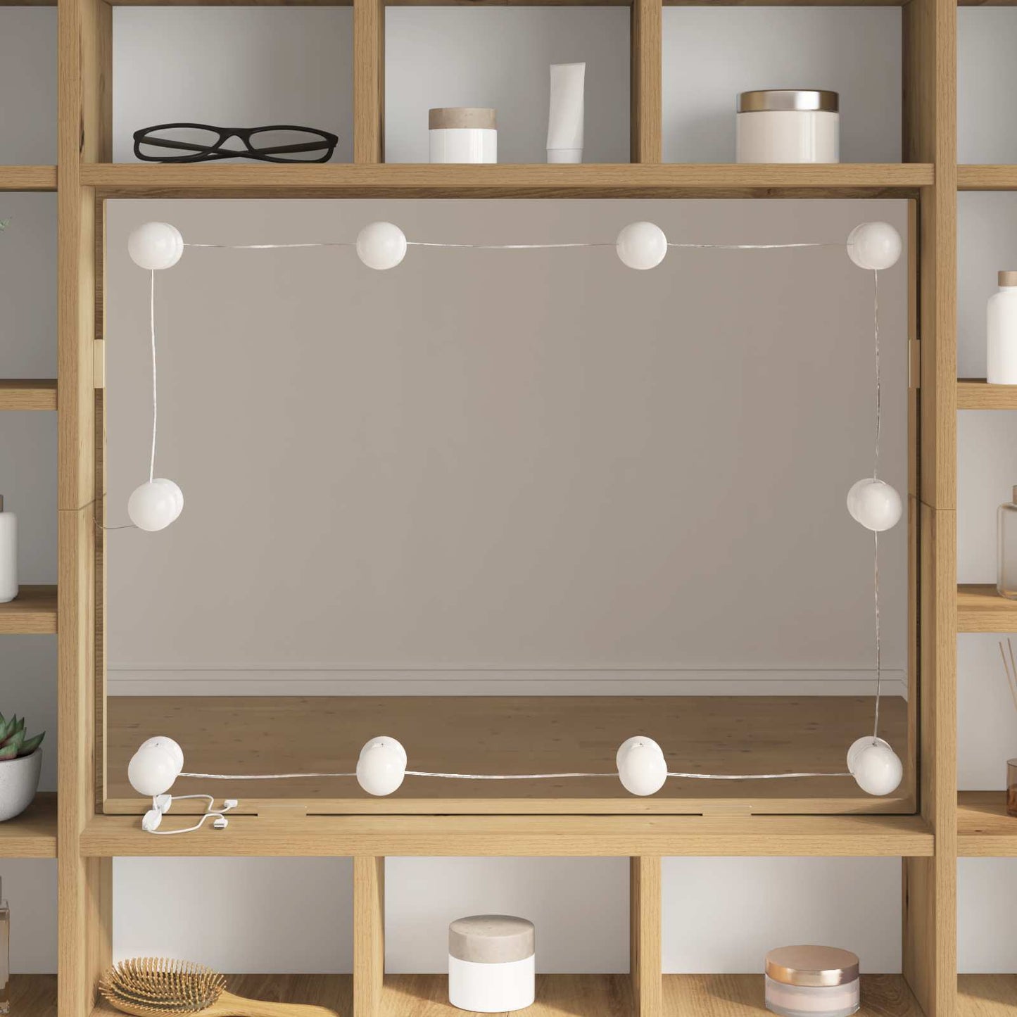 Luci per Specchio Bianco 4,5 x 4,5 x 4,7 cm Plastica | homemem39