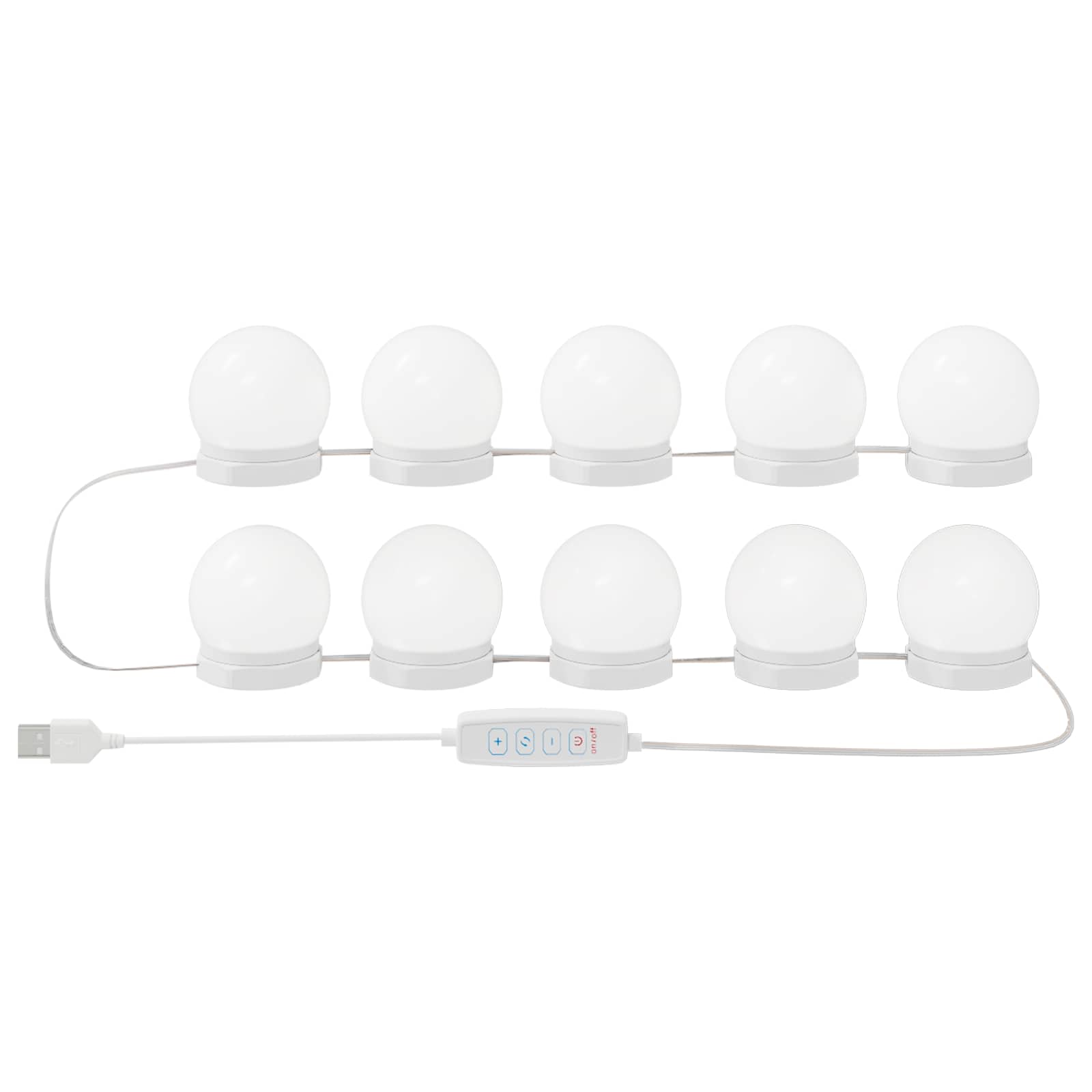 Luci per Specchio Bianco 4,5 x 4,5 x 4,7 cm Plastica | homemem39