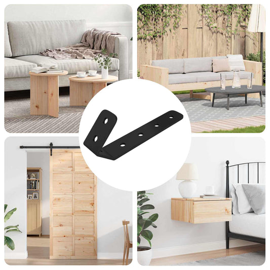 Ganci 12 pcs Nero M5 x 110 mm Ferro