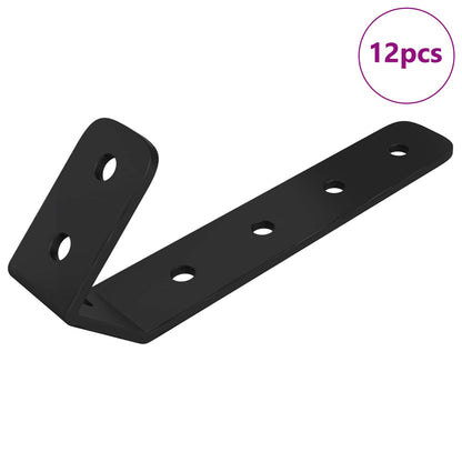 Ganci 12 pcs Nero M5 x 110 mm Ferro