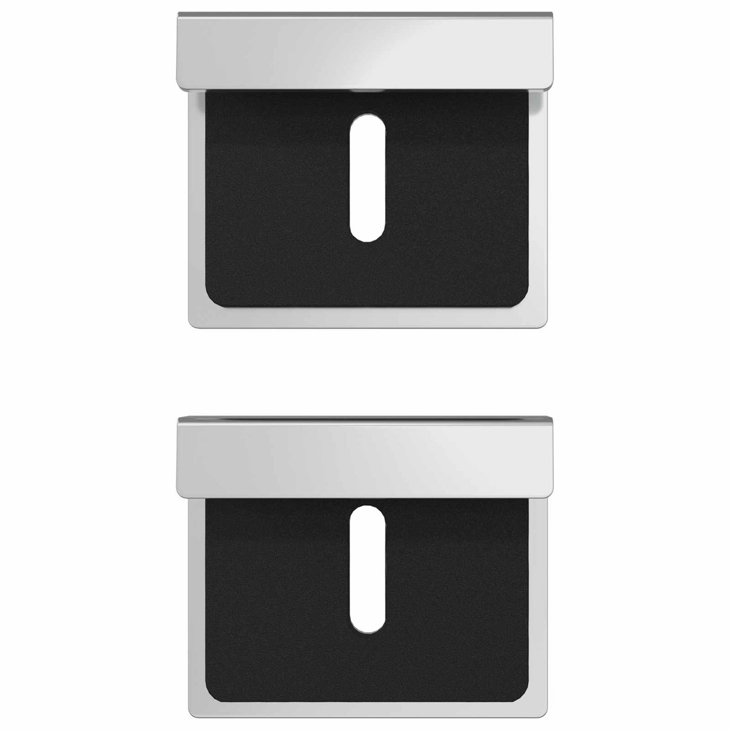 Supporto per Specchio 12 pcs Nichel 35 x 30 x 8,3 mm Acciaio