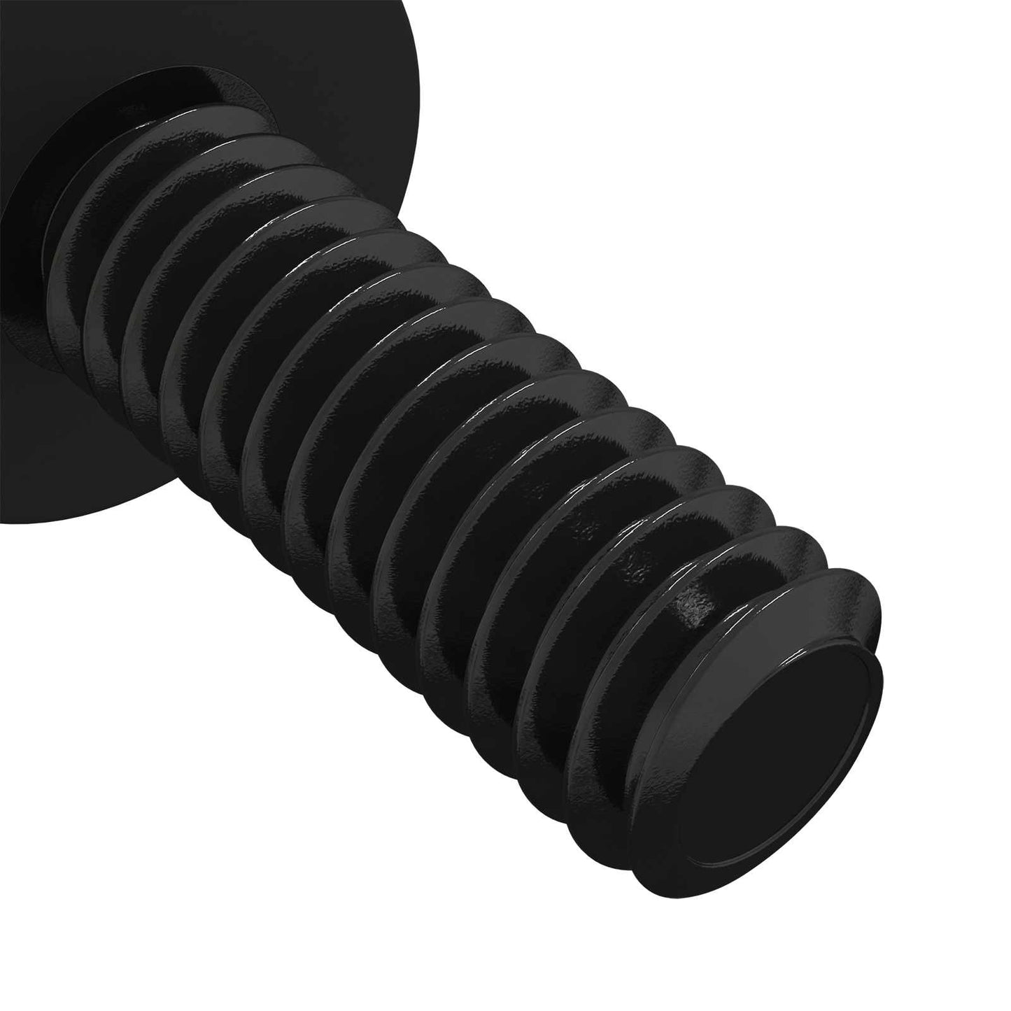 Vite di Standoff 2 pcs Nero M4 Gomma e Acciaio | homemem39