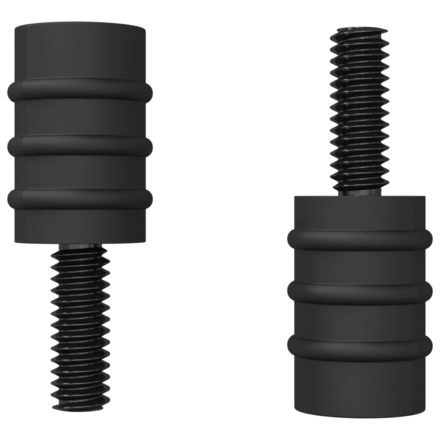 Vite di Standoff 4865 pcs Nero M4 Gomma e Acciaio | homemem39