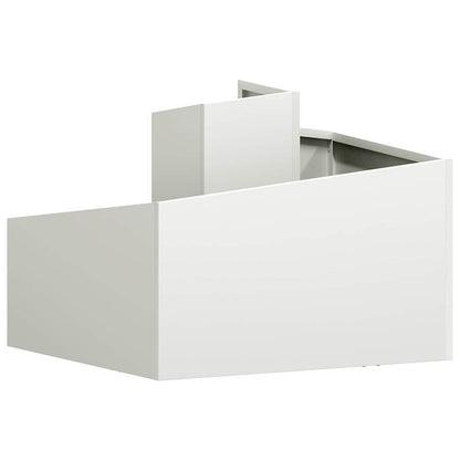 Vaso da giardino Bianco 60 x 60 x 50 cm
