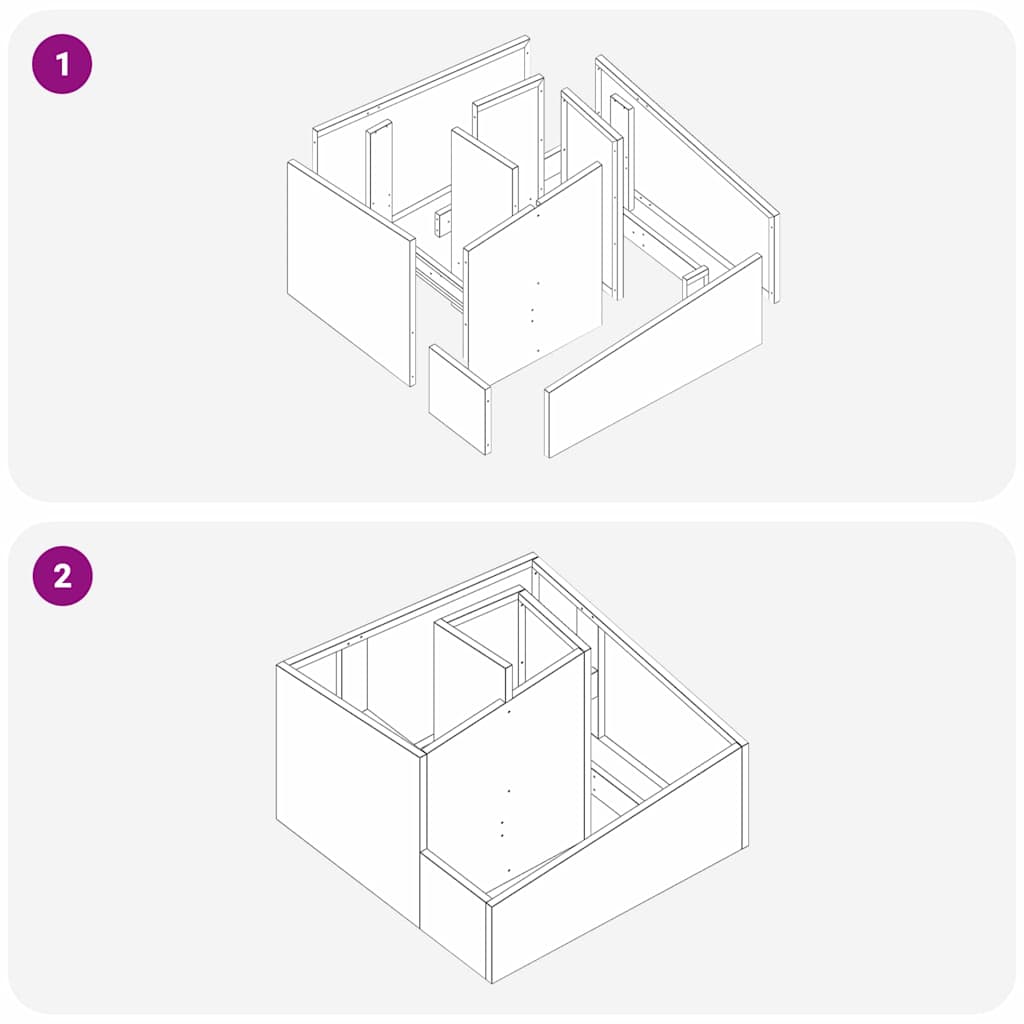 Vaso da giardino Argento 60 x 60 x 50 cm Acciaio zincato | homemem39
