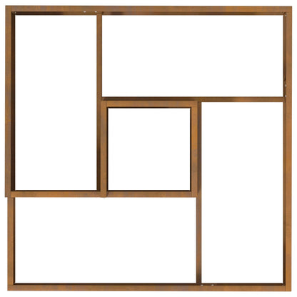 Vaso da giardino Marrone 80 x 80 x 50 cm