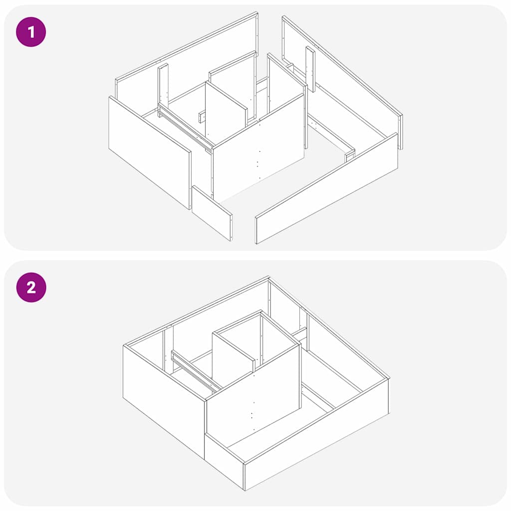 Vaso da giardino Bianco 100 x 100 x 50 cm