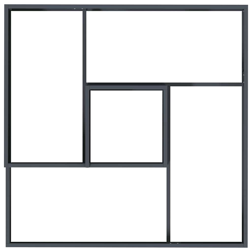 Vaso da giardino Antracite 100 x 100 x 50 cm