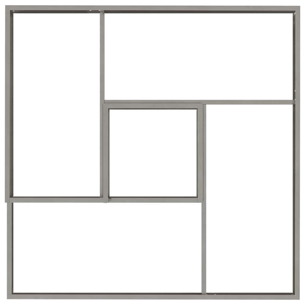 Vaso da giardino Argento 100 x 100 x 50 cm Acciaio inossidabile